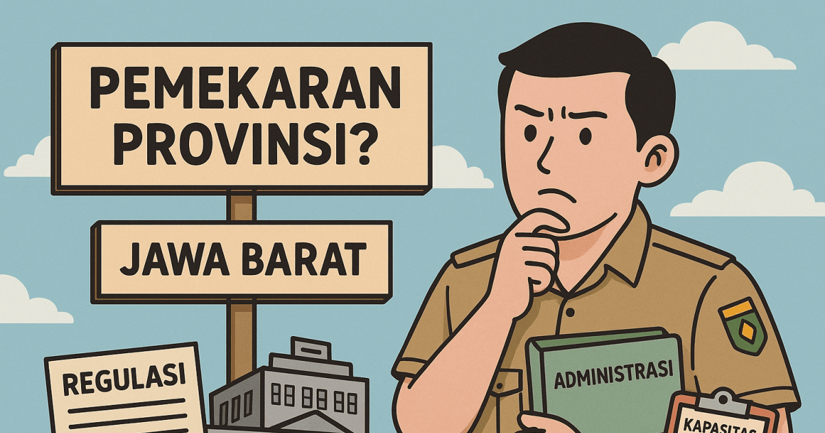 Gambar sampul Wacana Pemekaran Jawa Barat: Peluang Administratif atau Tantangan Birokrasi?