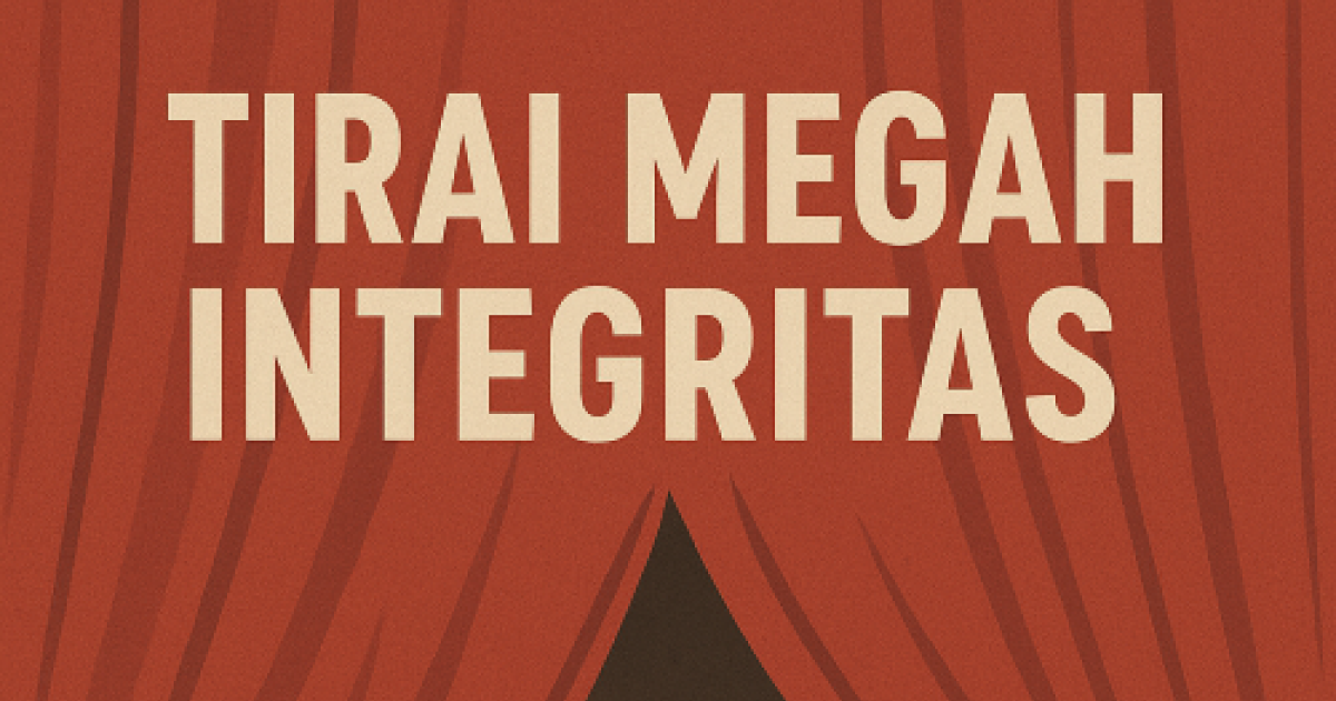 Gambar sampul Tirai Megah Integritas, Korupsi di Baliknya