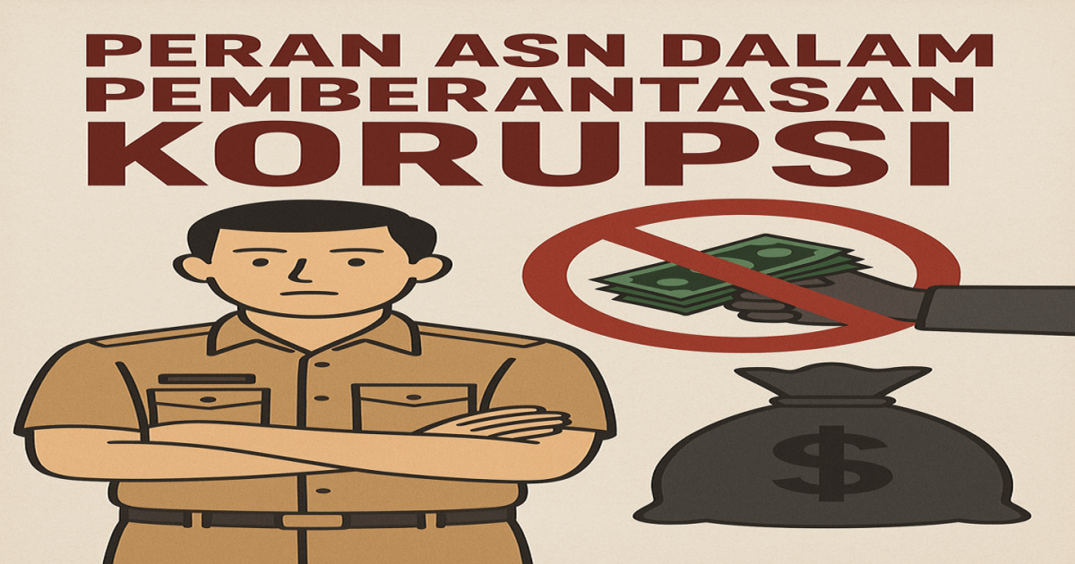 Gambar sampul PERAN ASN DALAM PEMBERANTASAN KORUPSI, APAKAH SUDAH 100%? ATAU HANYA SLOGAN.
