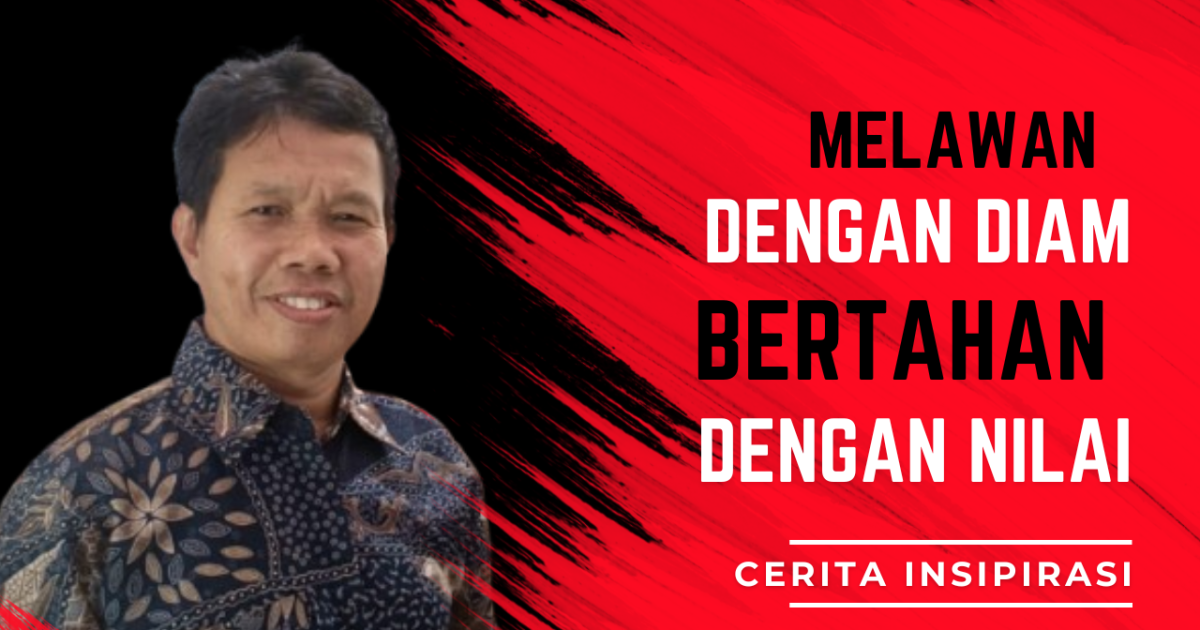 Gambar sampul Melawan dengan Diam, Bertahan dengan Nilai