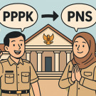 PPPK Bisa Jadi PNS
