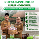 Kurban ASN untuk Guru Honorer: Kurban Bermakna untuk Guru Istimewa
